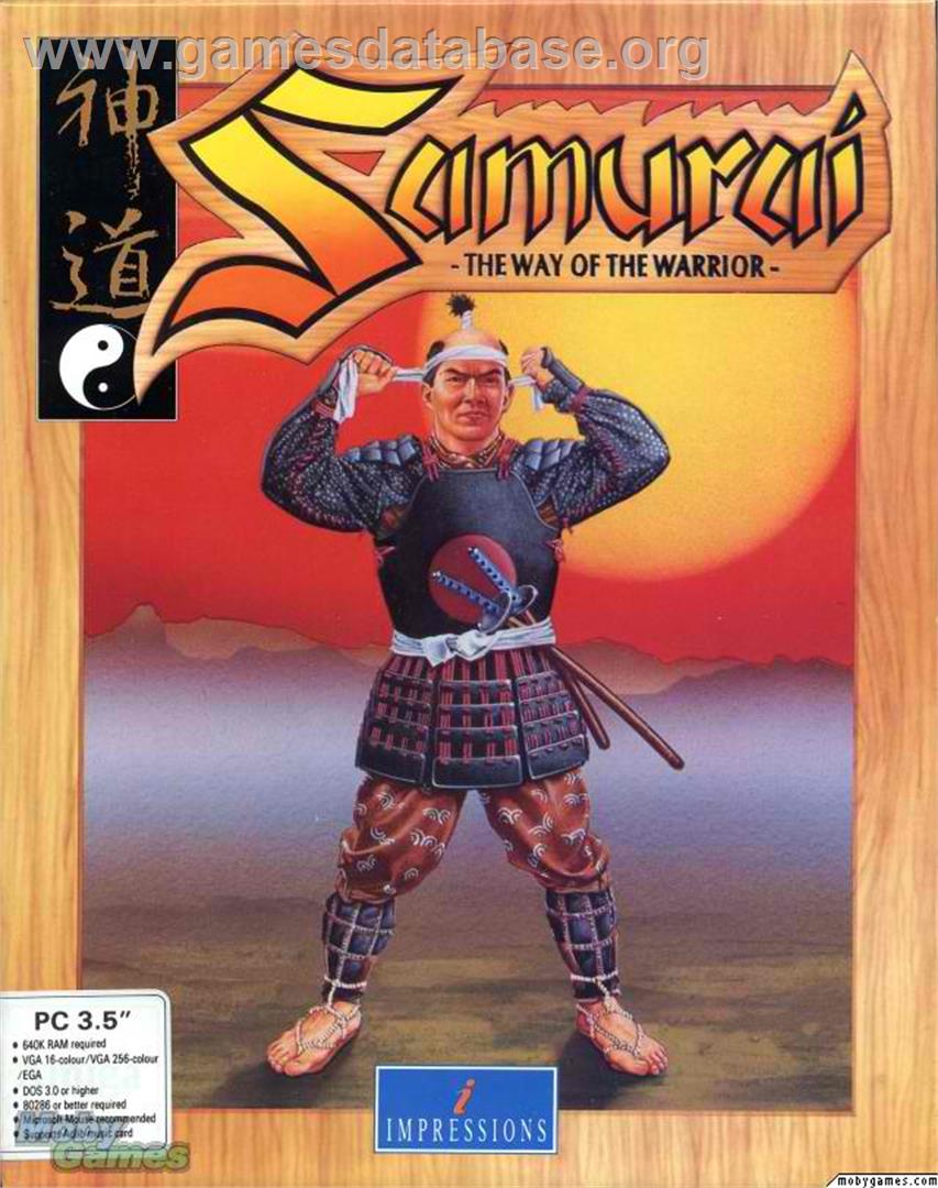 Samurai - The Way of the Warrior - Microsoft DOS - Artwork - Box